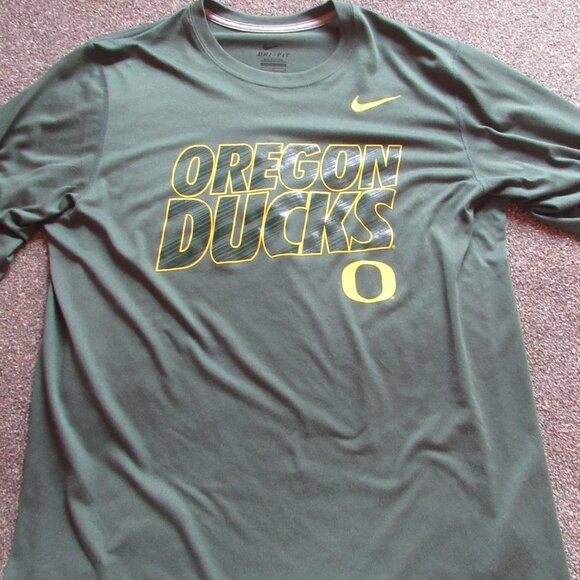 Dri fit Mens Oregon Ducks Nike Dri Fit Long Sleeved shirt Large - Picture 1 of 6